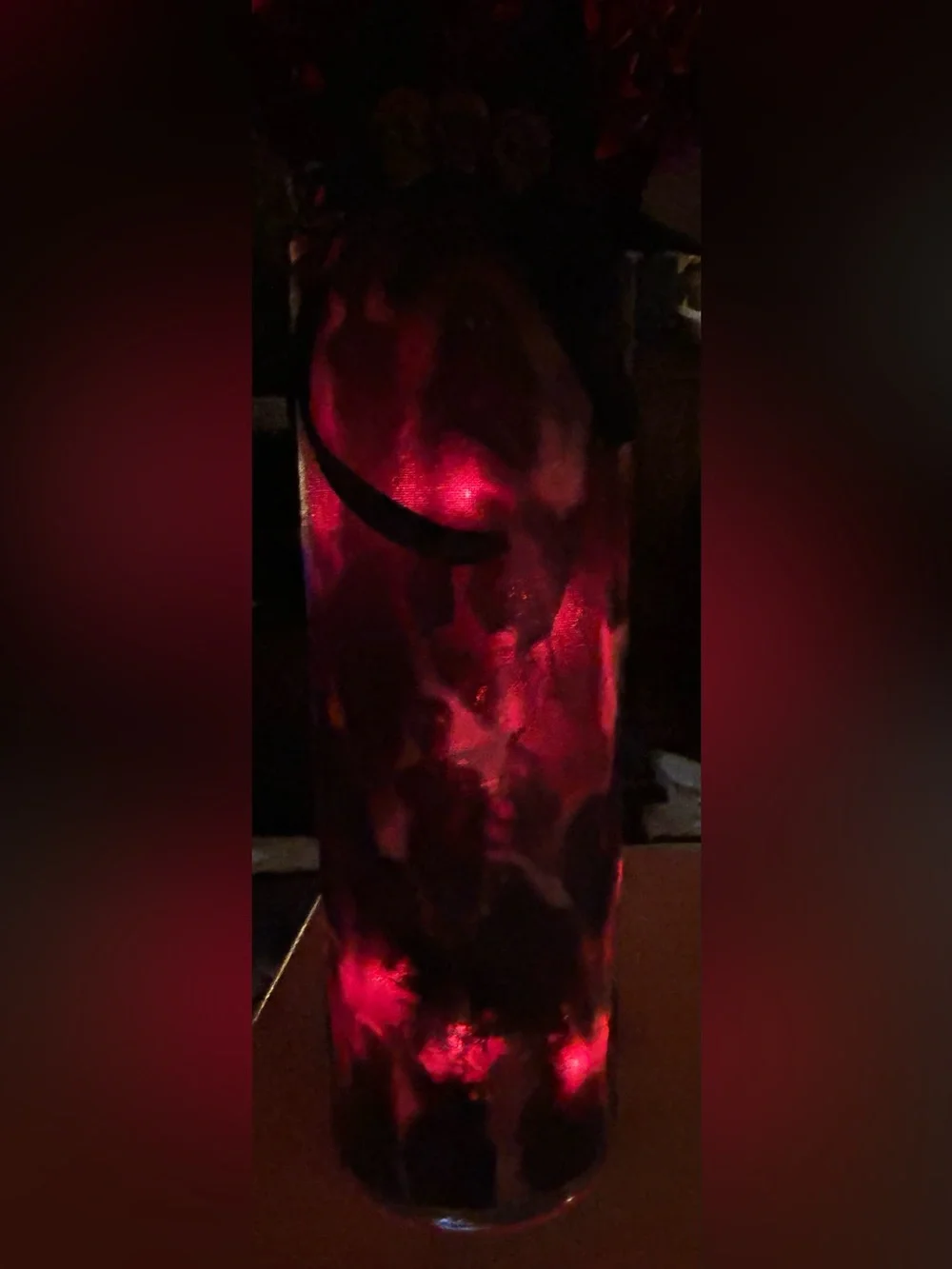 “SHADOW PEOPLE” LARGE HALLOWEEN/SPOOKY/GOTHIC FAUX FLORAL ARRANGEMENT W/ LIGHTS!